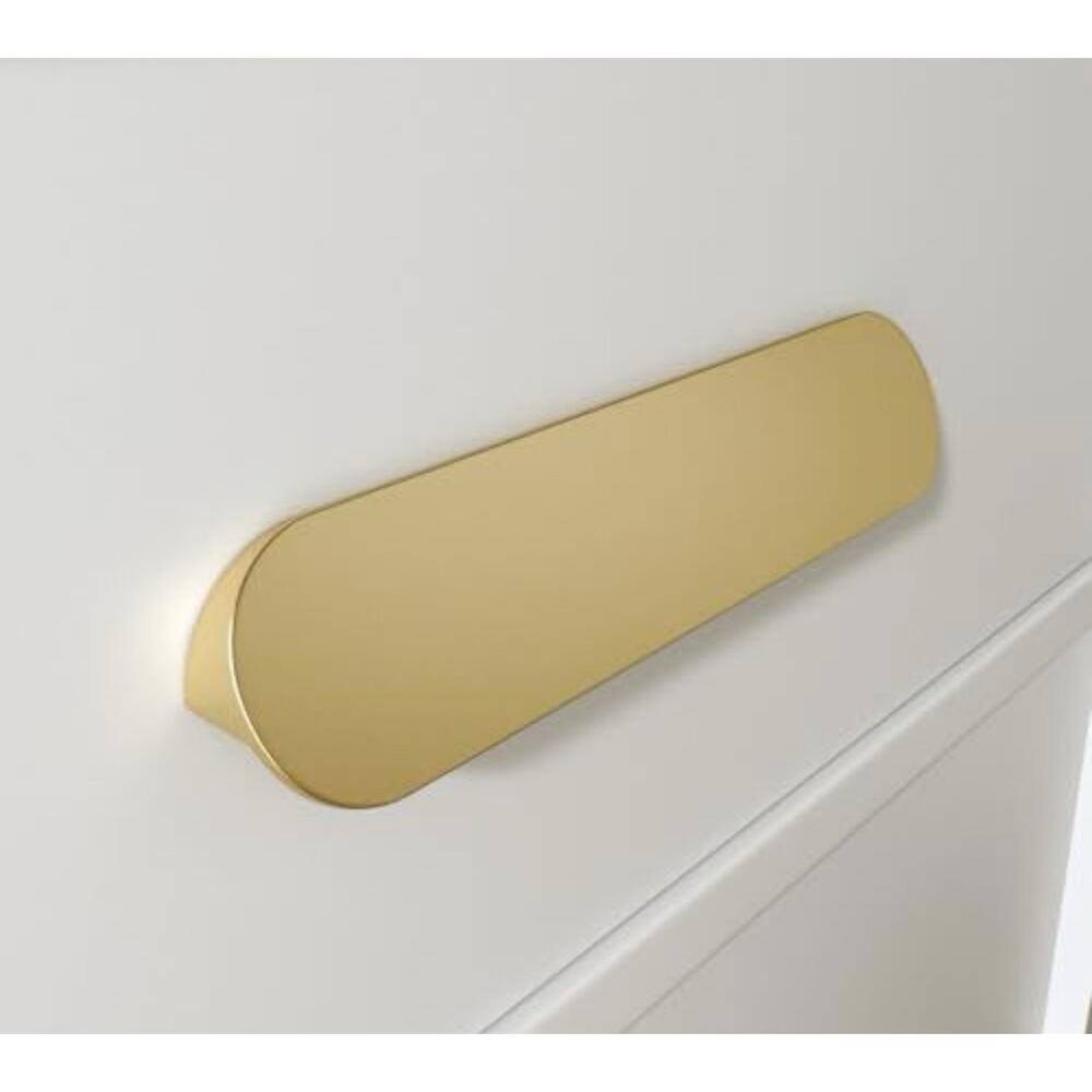 Peaha 10 Pack Gold Cabinet Pulls 5′′ Edge Pulls for Cabinets Desk Handle Kitchen